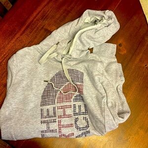 North Face hoodie sz L